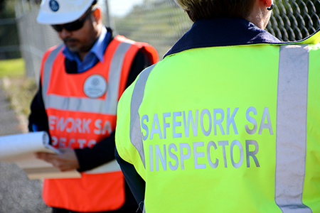 Two SafeWork SA inspectors