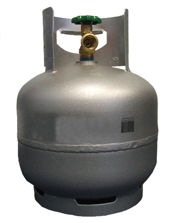 4kg galvanised gas cylinder
