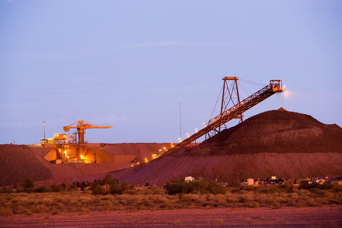 Prominent Hill at sunset. Photo credit: Oz Minerals
